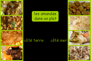 lien recette d'amandes dans un plat